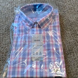Izod XL Slim Fit Button Down New In Original Bag